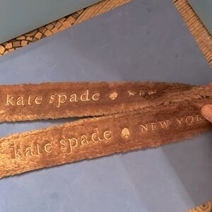 KATE SPADE Shoulder Strap FAUX FUR shoulder. Just stunning 😲 Change any bag🔥🔥